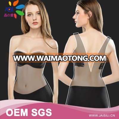 Hot popular silicone backless bra women sexy bra underwear