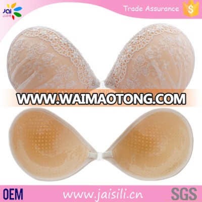 Silicone Gel Bra with Nipple Lace Silicone Sexy Bra